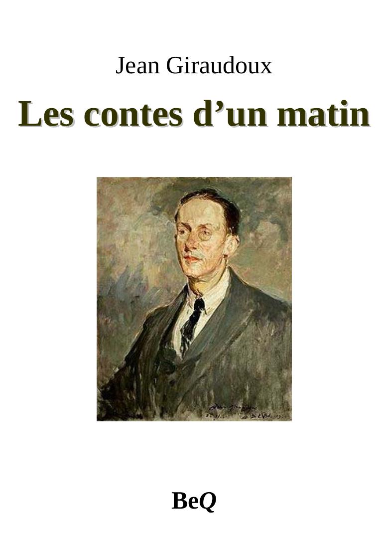 Les contes d'un matin