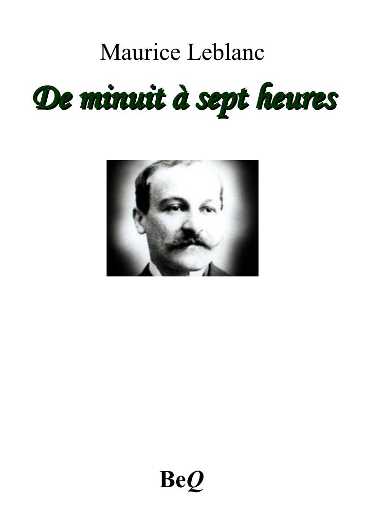 De minuit à sept heures