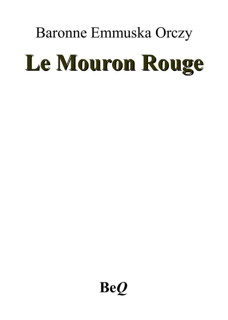 Le Mouron Rouge