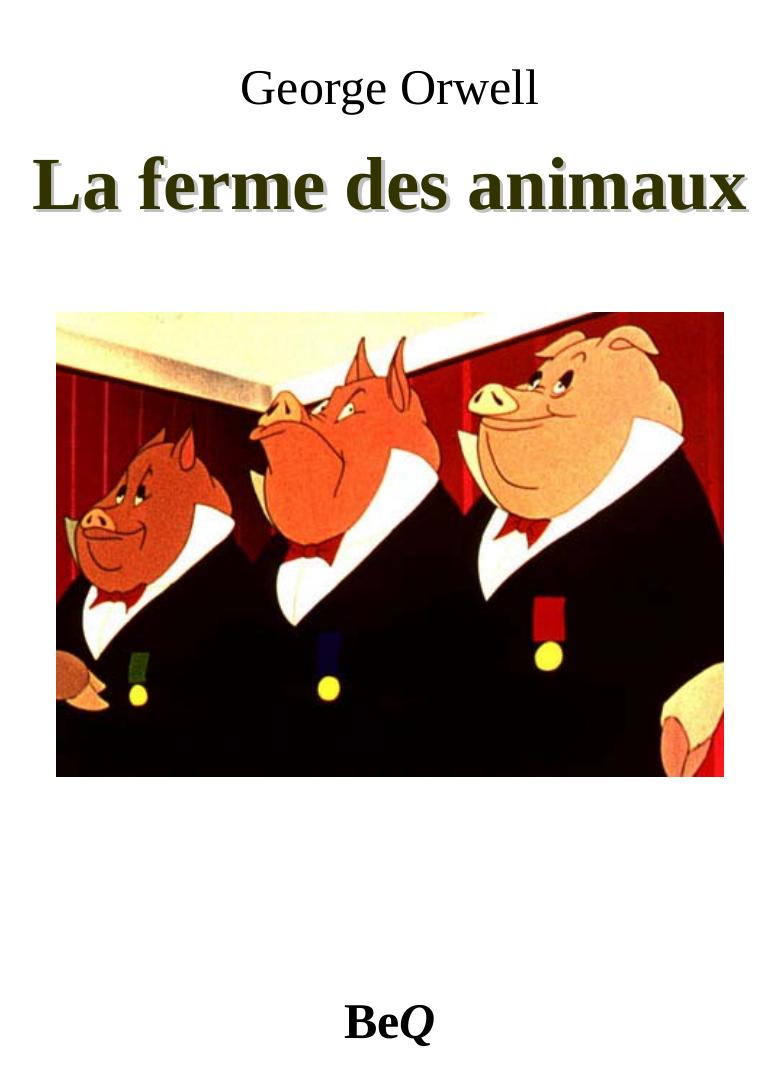 La ferme des animaux