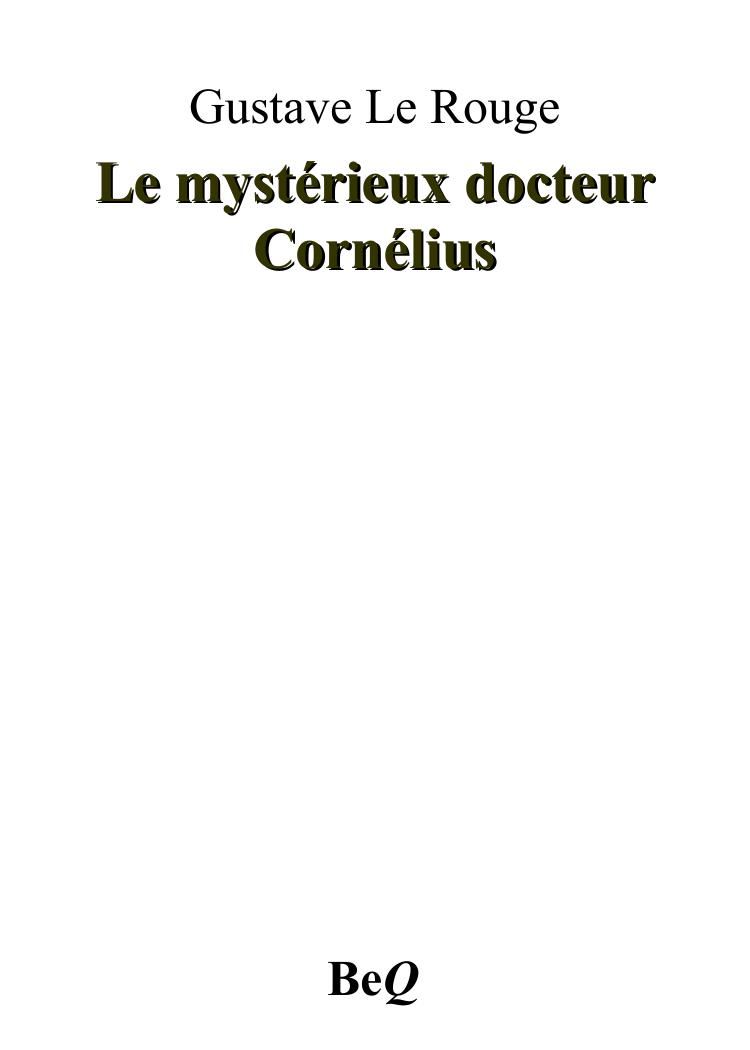 Le mystérieux docteur Cornélius 2