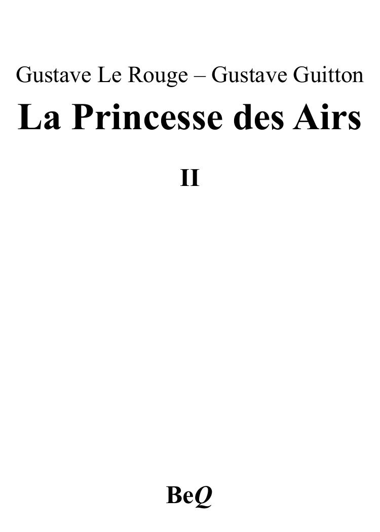 La Princesse des Airs II