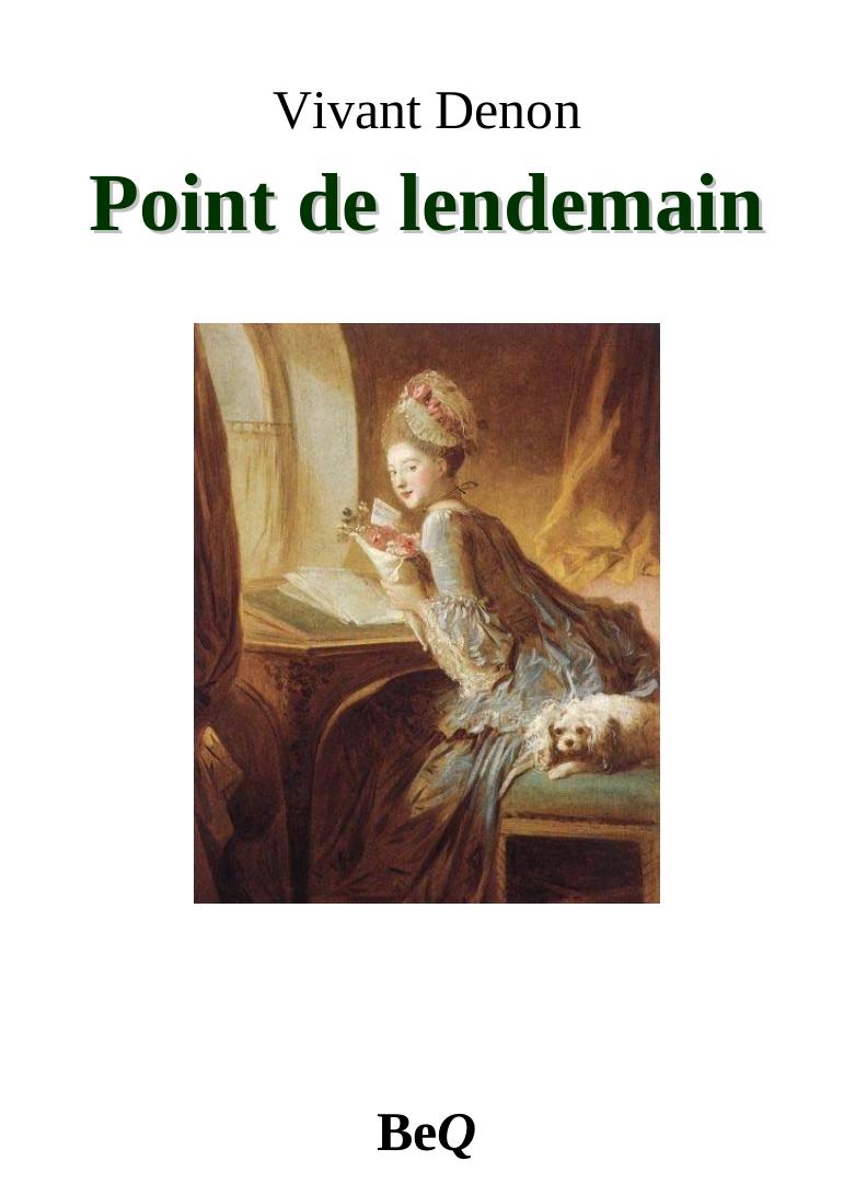 Point de lendemain