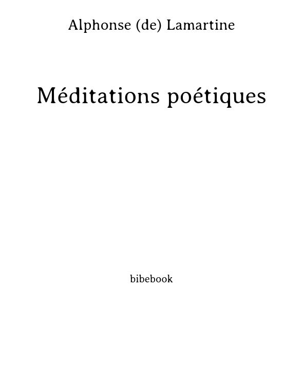 Méditations poétiques