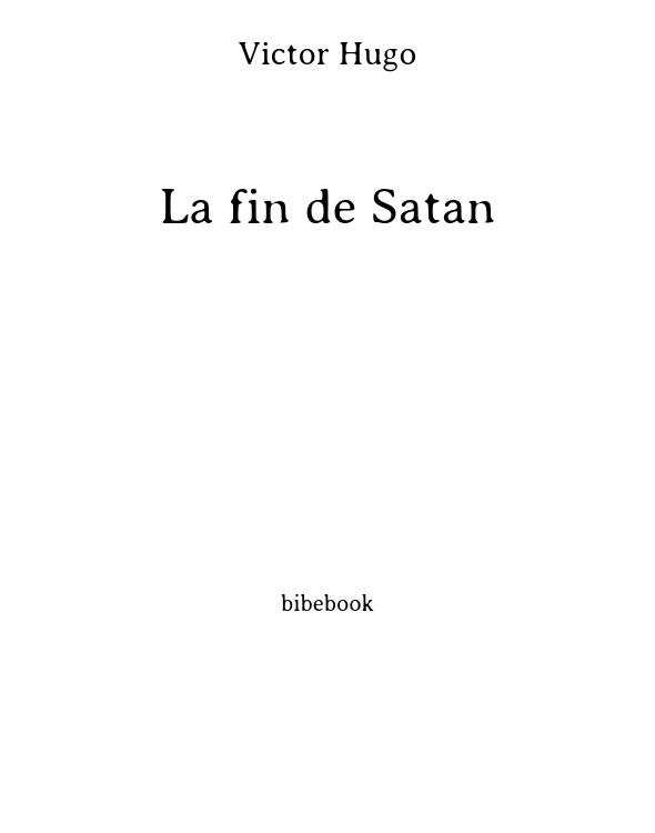 La fin de Satan