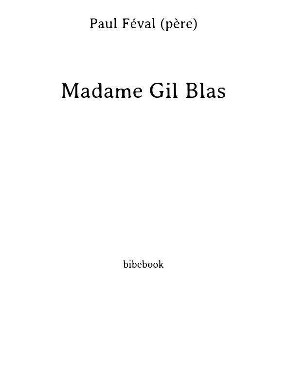 Madame Gil Blas