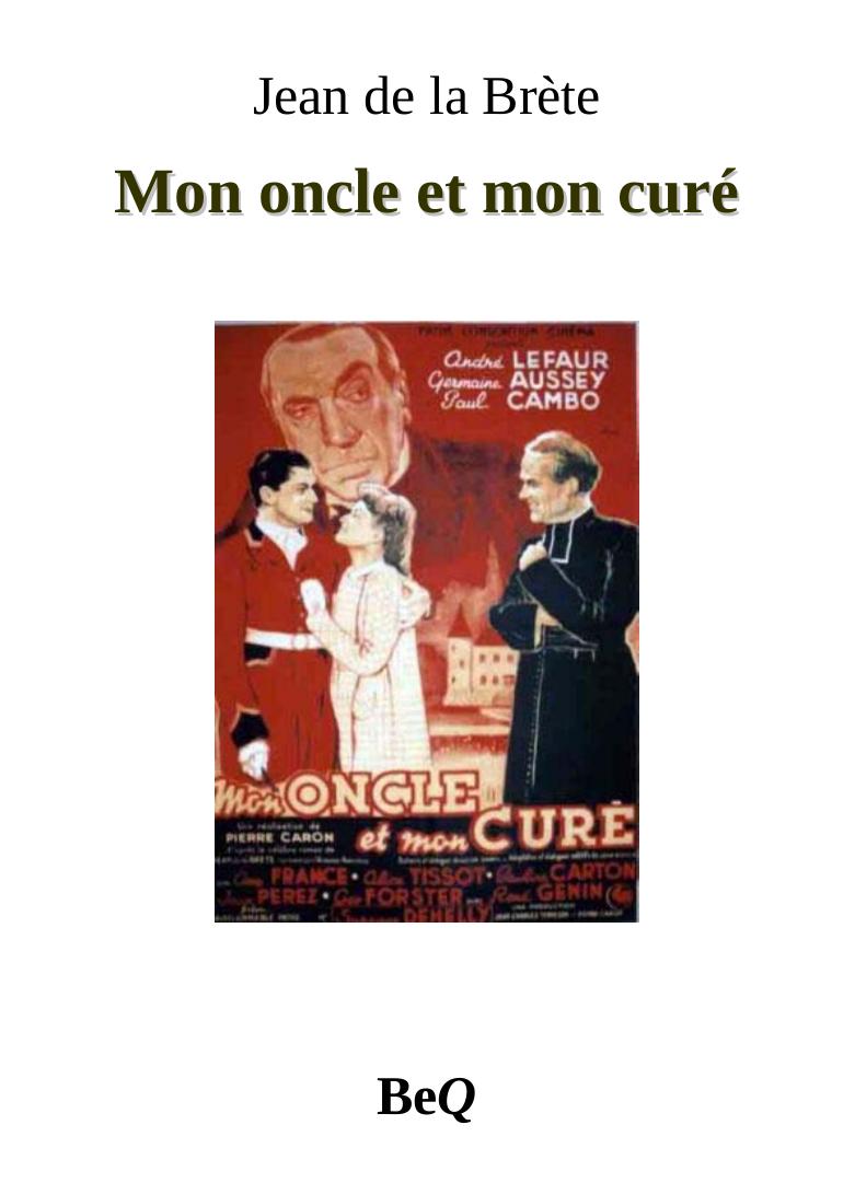 Mon oncle et mon curé