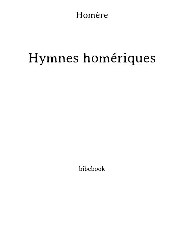 Hymnes homériques