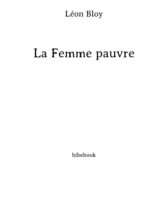 La Femme pauvre