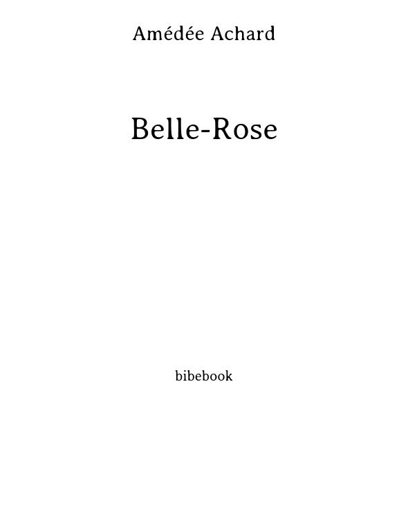 Belle-Rose