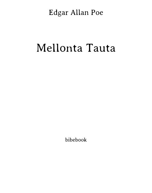Mellonta Tauta