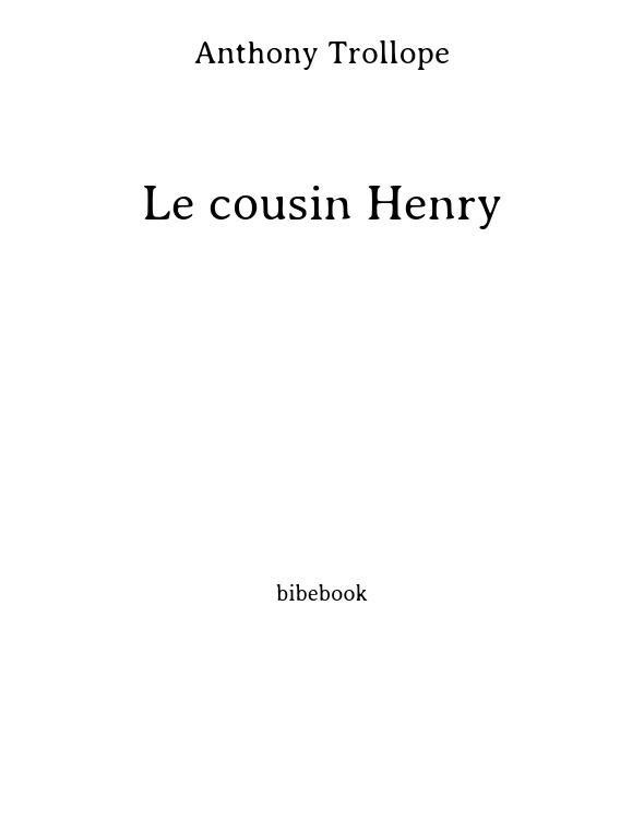 Le cousin Henry