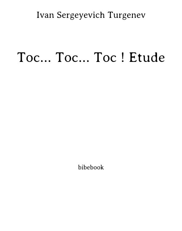 Toc... Toc... Toc ! Etude