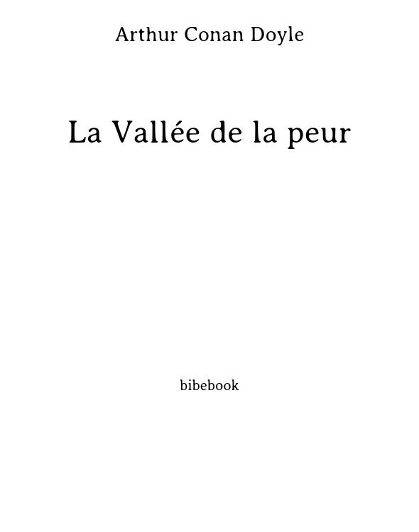 La Vallée de la peur