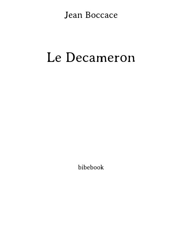 Le Decameron