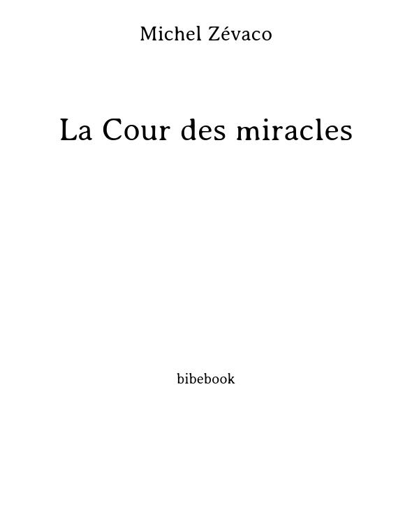 La Cour des miracles