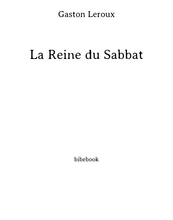 La Reine du Sabbat