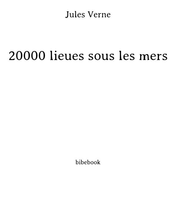 20000 lieues sous les mers