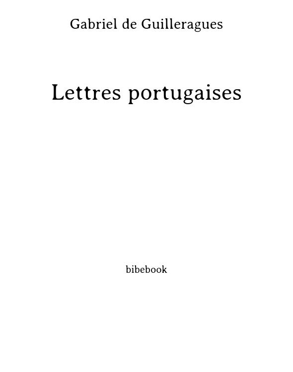Lettres portugaises