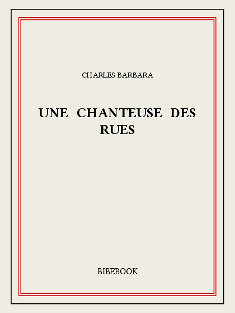 Une chanteuse des rues