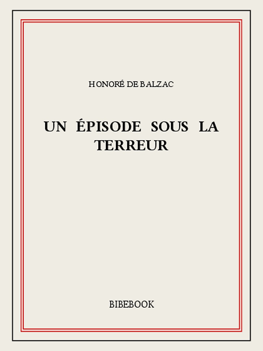 Un épisode sous la terreur