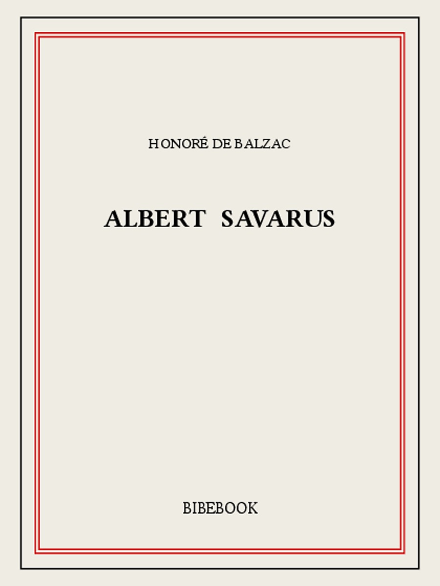 Albert Savarus