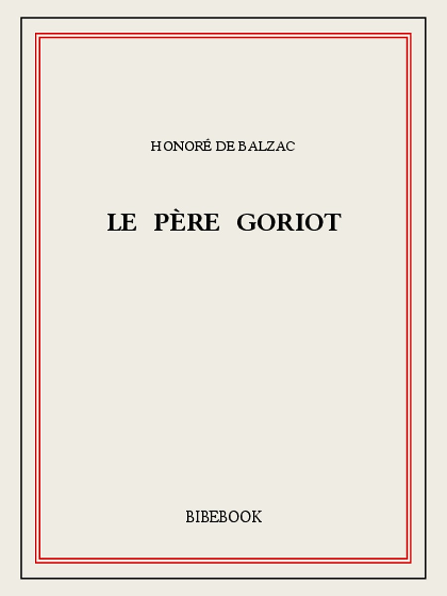 Le père Goriot