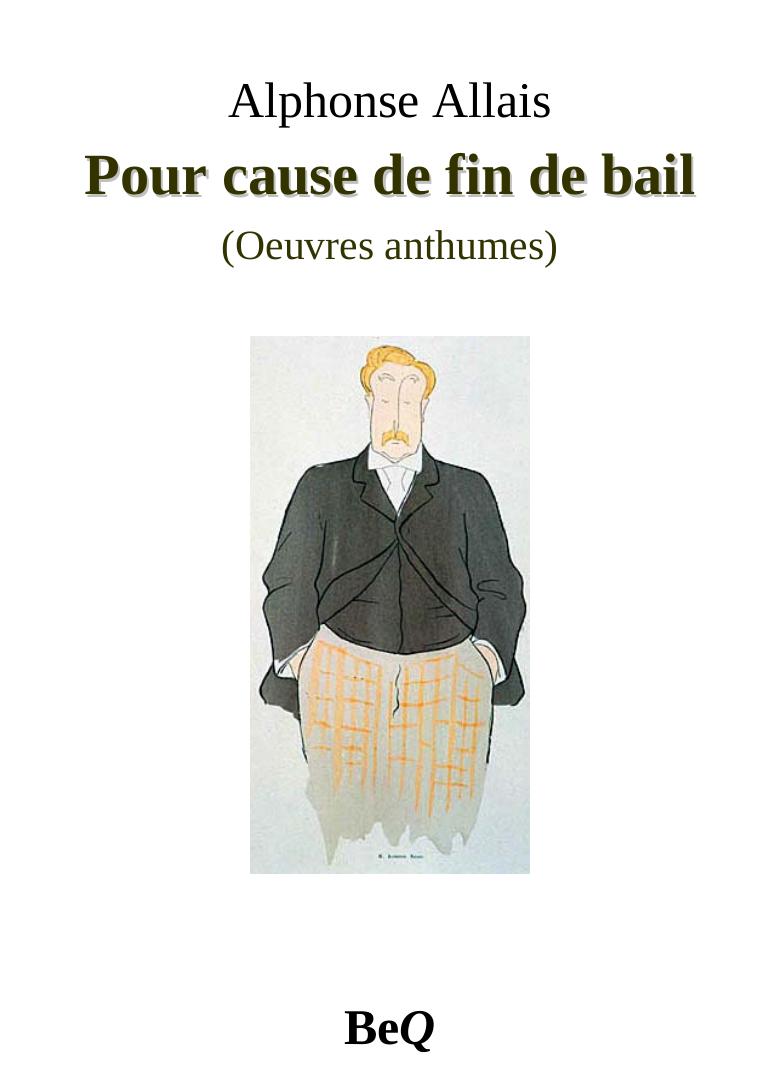 Pour cause de fin de bail