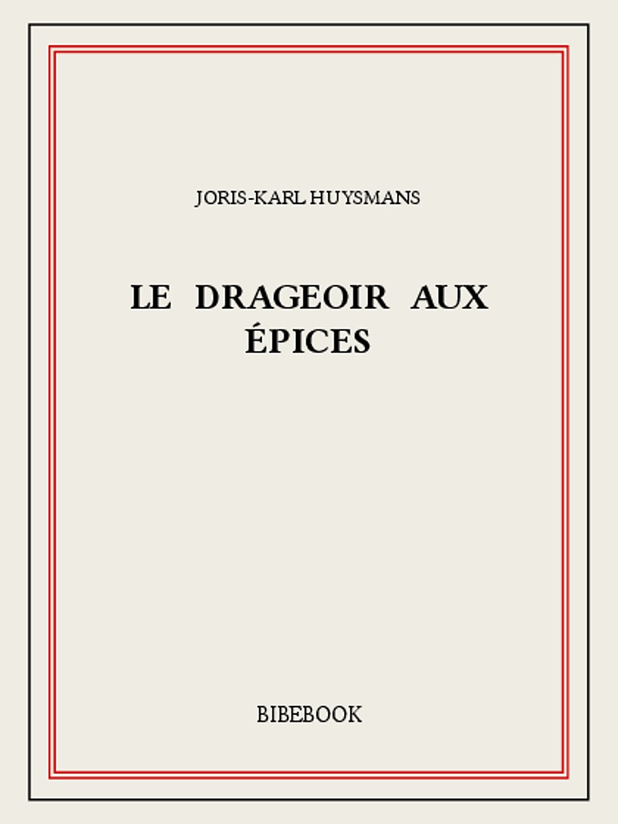 Le drageoir aux épices