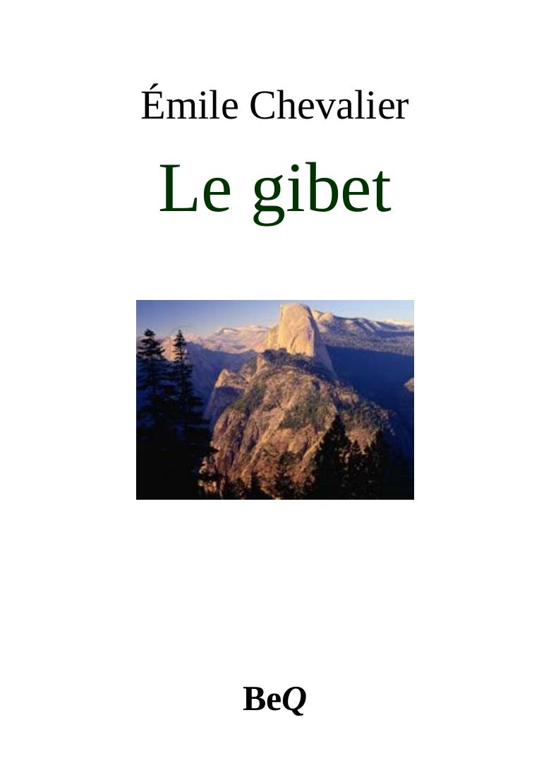 Le gibet