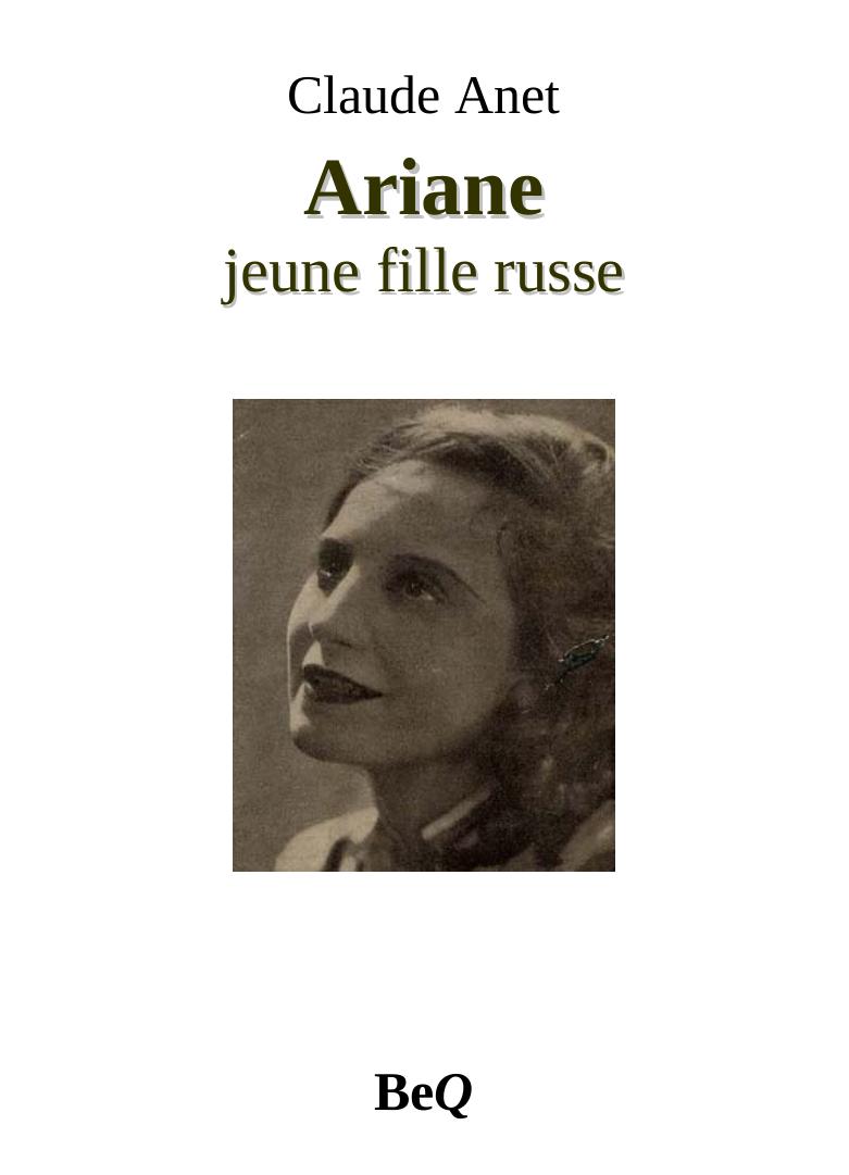 Ariane, jeune fille russe