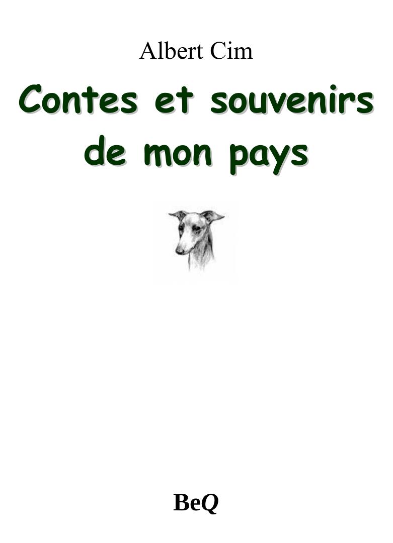 Contes et souvenirs de mon pays