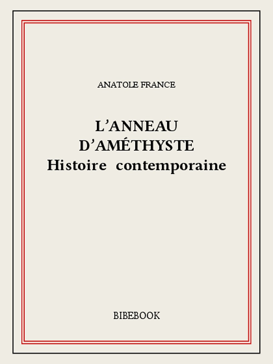 L’anneau d’améthyste