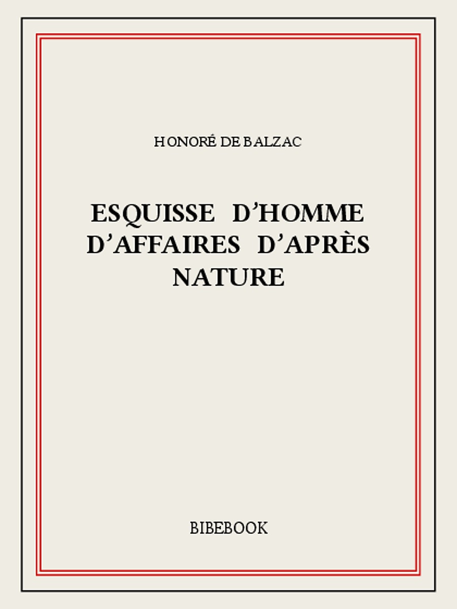 Esquisse d’homme d’affaires d’après nature