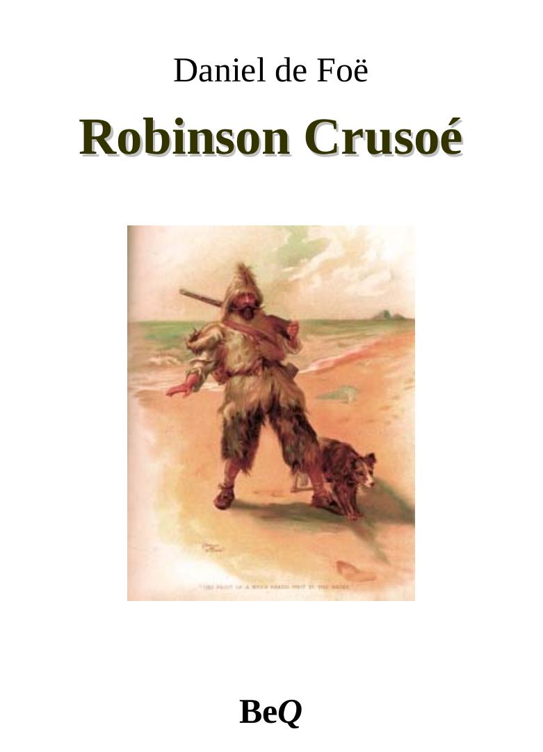 Robinson Crusoé 1