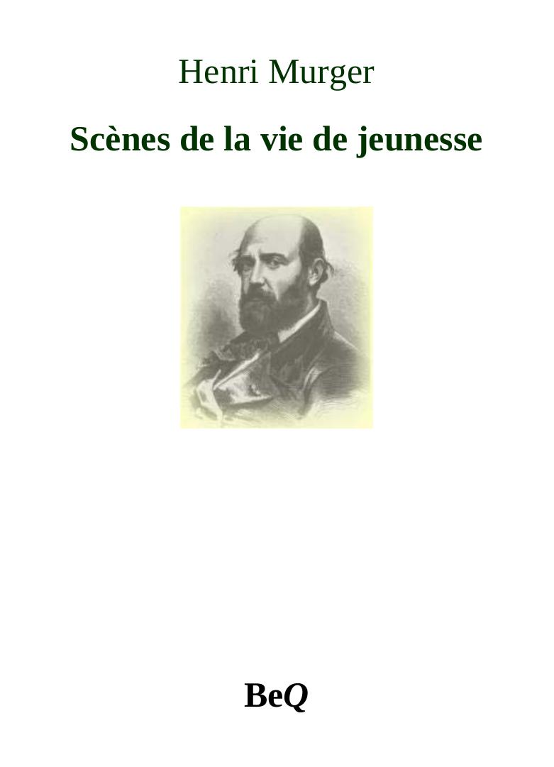 Scènes de la vie de jeunesse