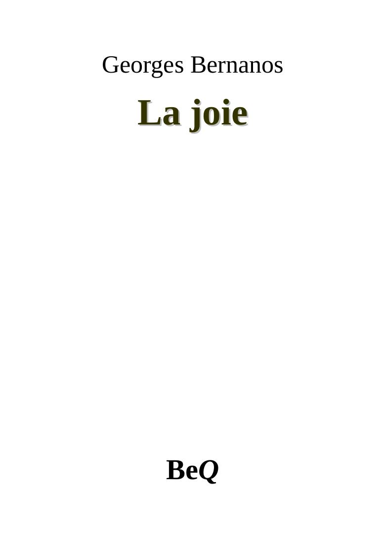 La joie