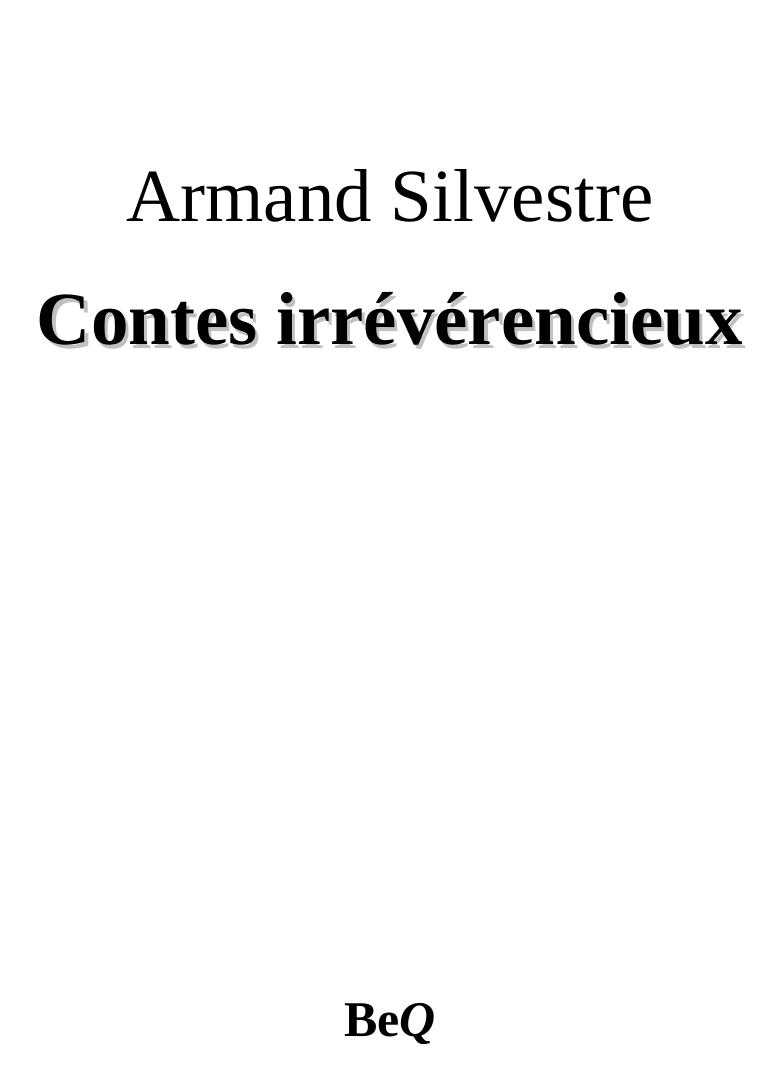 Contes irrévérencieux