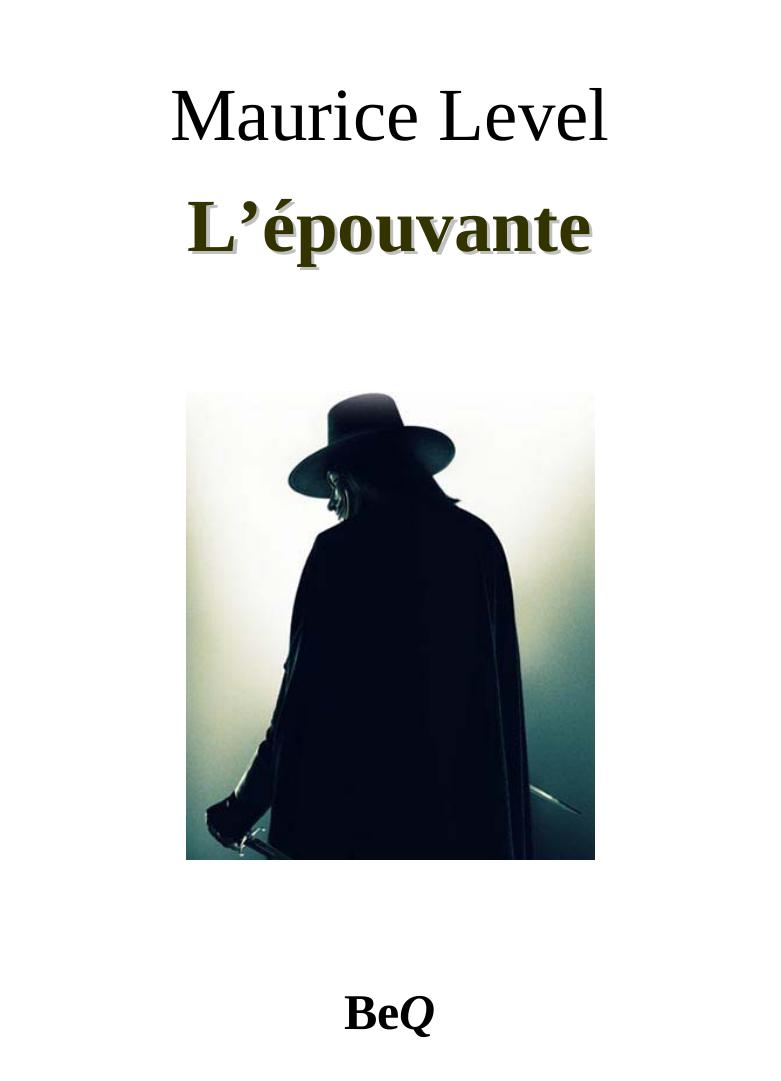 L'épouvante