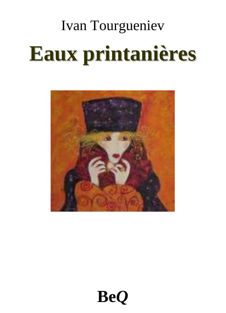 Eaux printanières