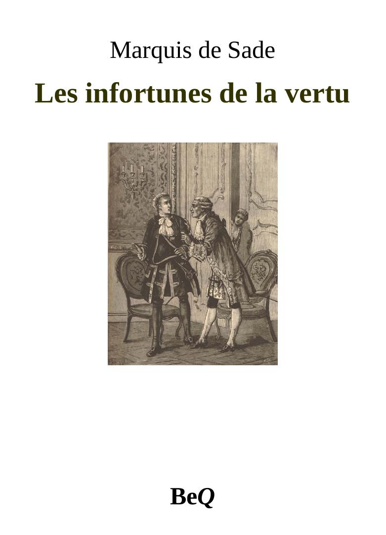 Les infortunes de la vertu