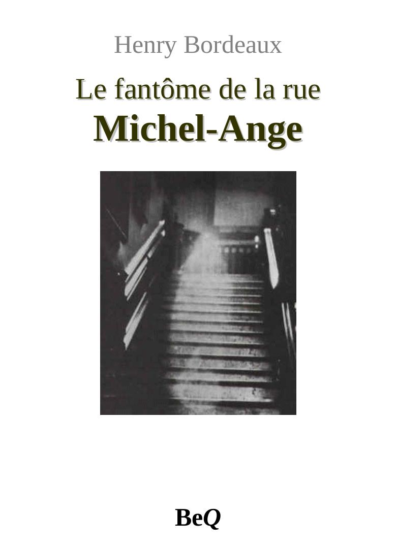 Le fantôme de la rue Michel-Ange