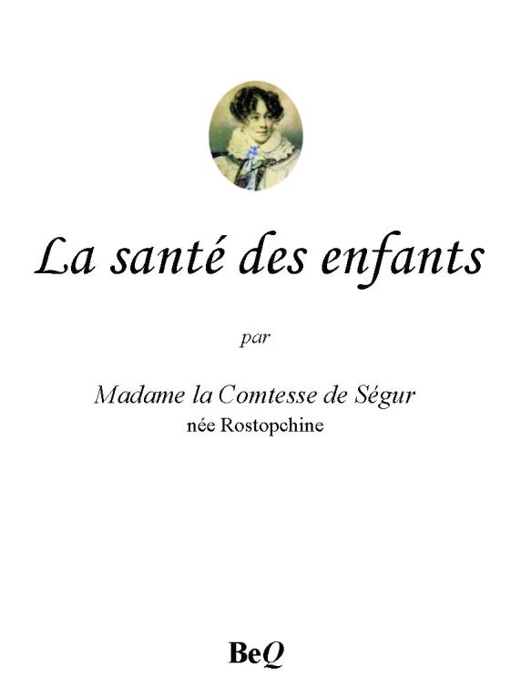 La santé des enfants