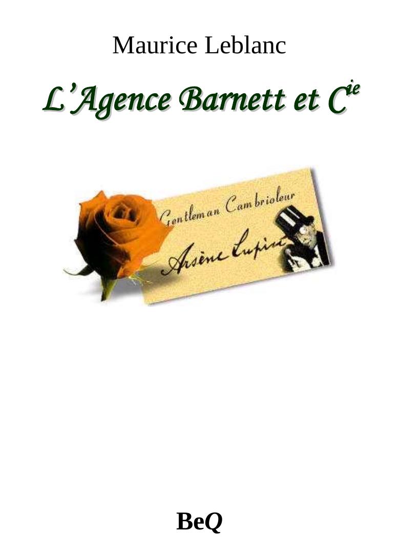 L'Agence Barnett et Cie