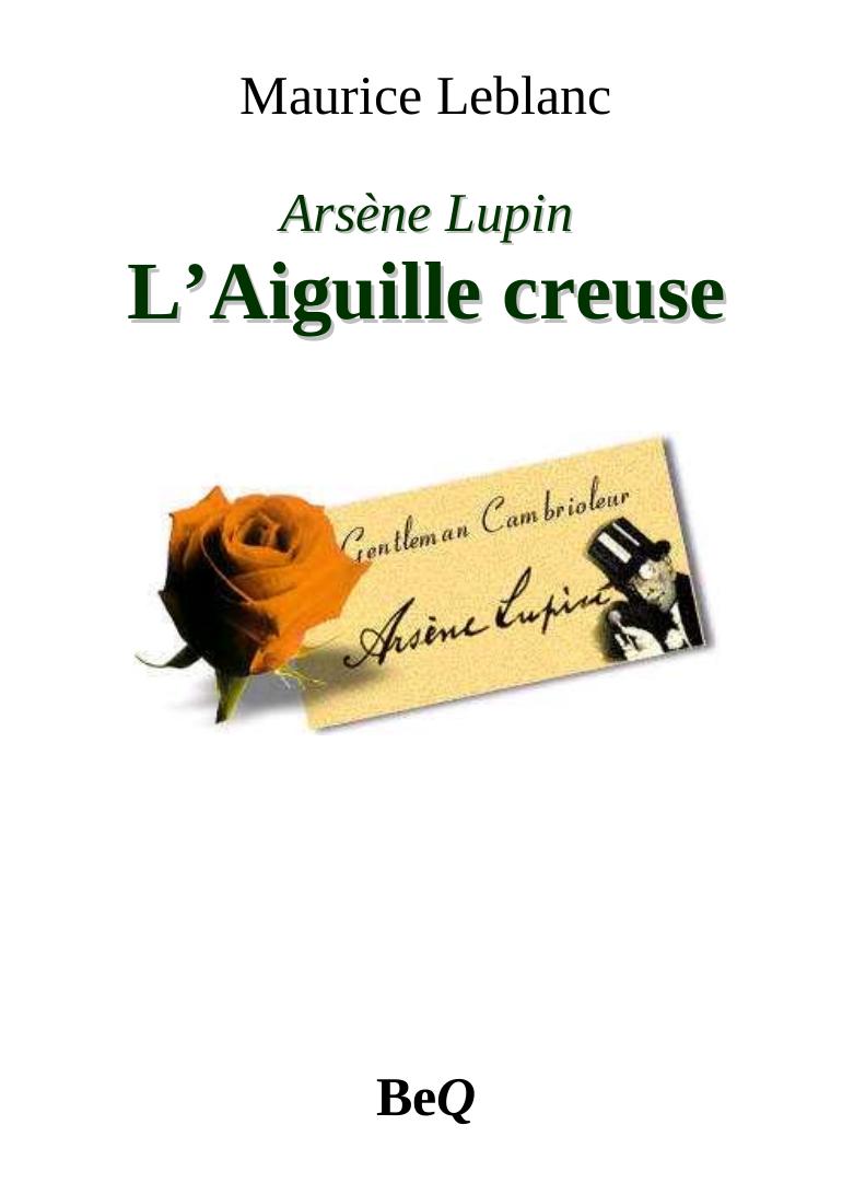 L'aiguille creuse
